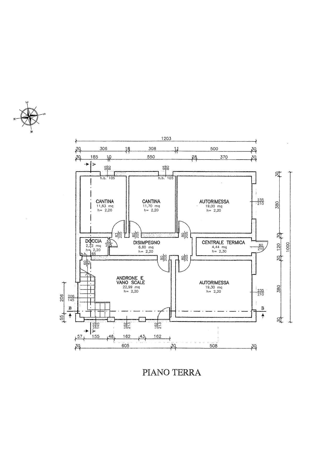 Foto 66 - Stabile - Palazzo Via Pio La Torre
 
23, Bentivoglio - planimetria 1