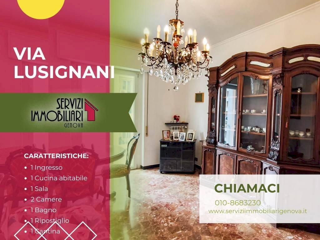 Salone - Trilocale via Luigi Lusignani, Genova (zona Molassana) - foto 1