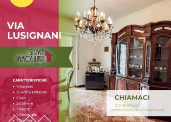 Salone - Trilocale via Luigi Lusignani, Genova (zona Molassana) - foto 1