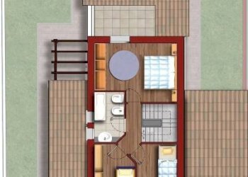 Planimetria - Villa a Schiera via Rosanna Benzi, 28, Baricella - foto 13