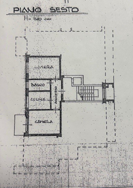 Trilocale via Ciaperassa, 9, Luserna San Giovanni - planimetria 1