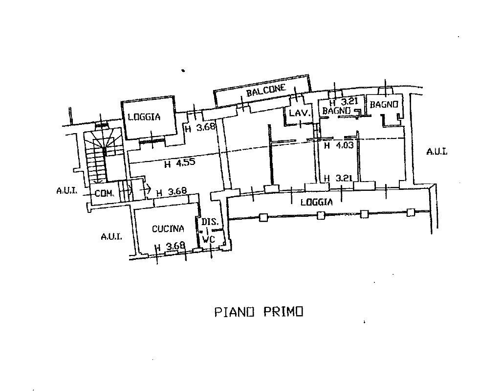 Four-room apartment via dei Boderi, 118, Varese - floor plans 1