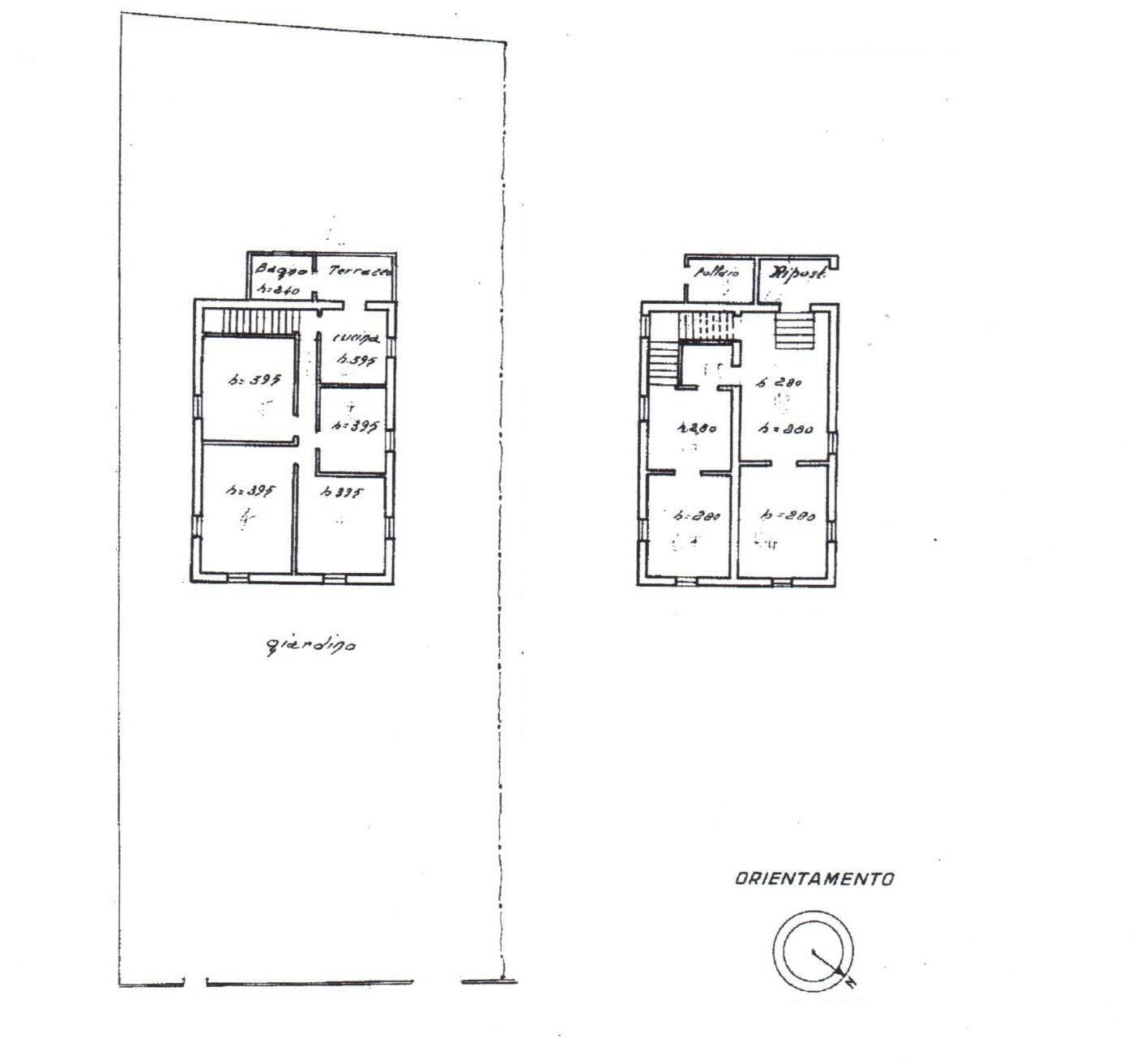 Villa viale I Maggio, 75, Fano - floor plans 1