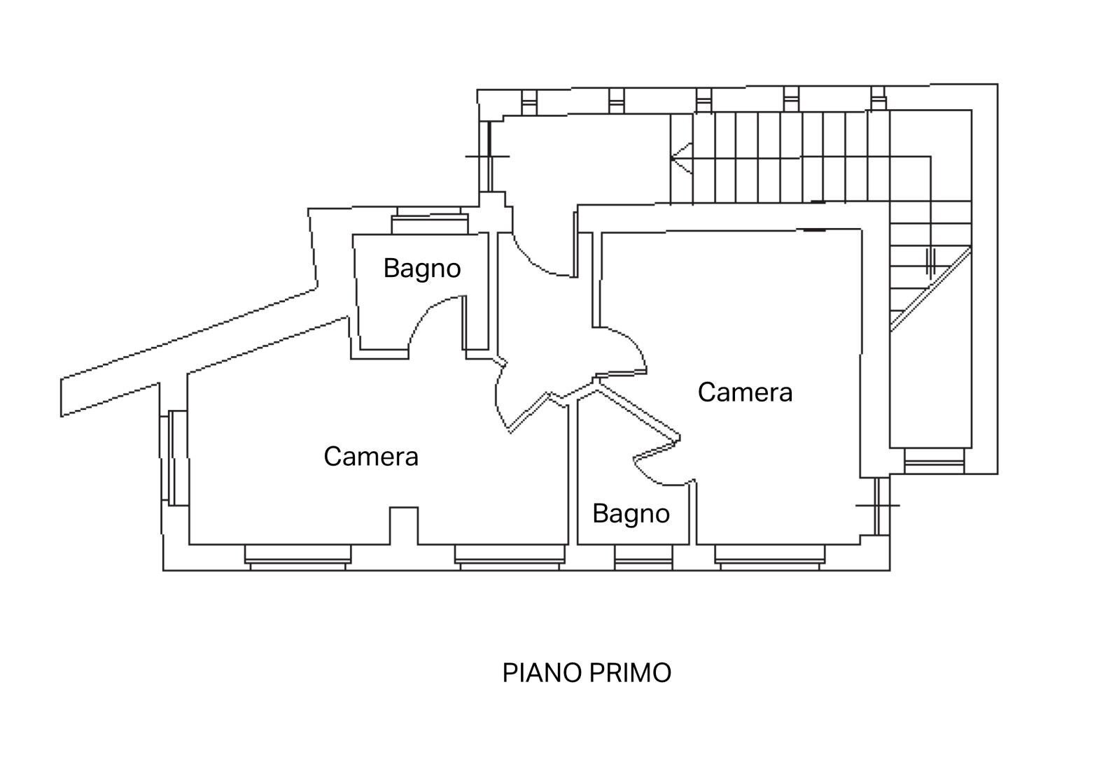 Villa via Borine, 51, Sinio - floor plans 1