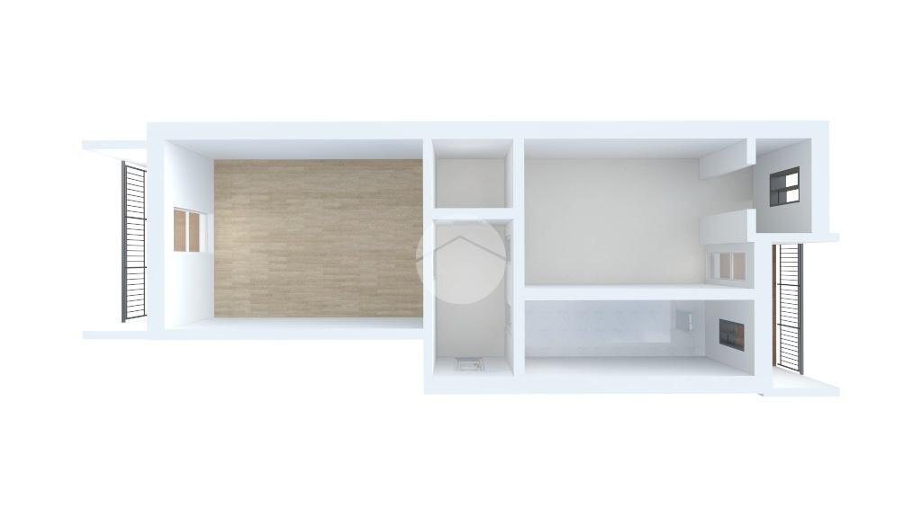 Bilocale Via saorgio, Torino (zona Borgo Vittoria) - planimetria 1