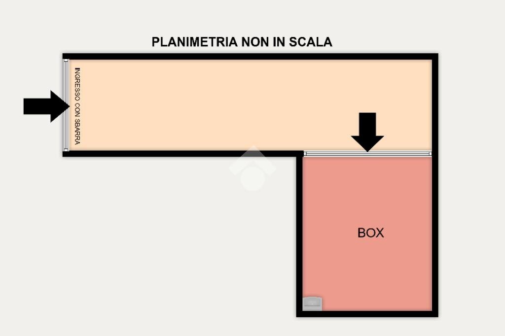 Box Via Blelè, Genova (zona San Fruttuoso) - planimetria 1