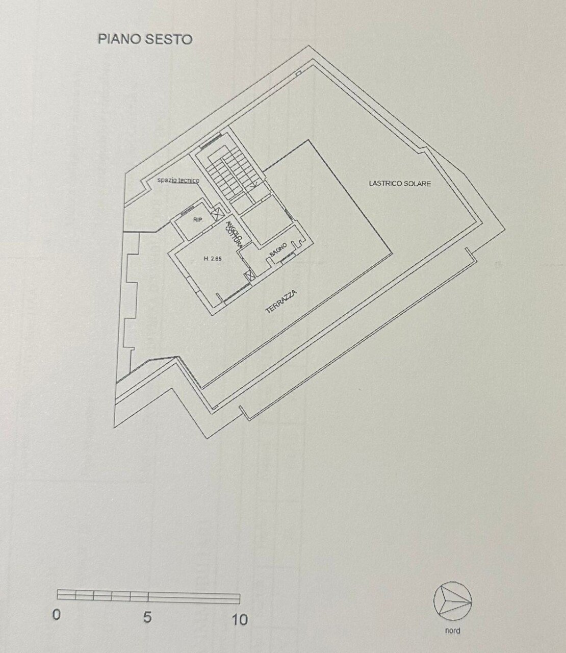 Planimetira .jpeg - Monolocale Via Eugenio Calò, Firenze (zona Santa Maria Novella) - planimetria 1