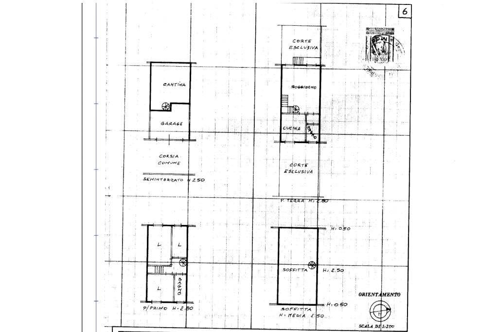 Villa a Schiera Via Francesco Panini, Modena (zona Madonnina) - planimetria 1