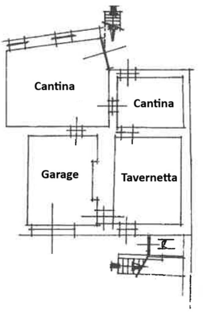 Casa semi indipendente Via Roma, Pagno - planimetria 1