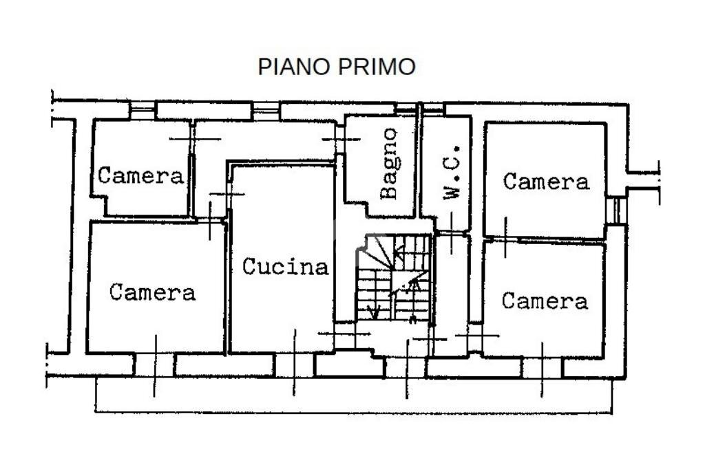 Casa semi indipendente Via 3 Martiri, Melle - planimetria 1