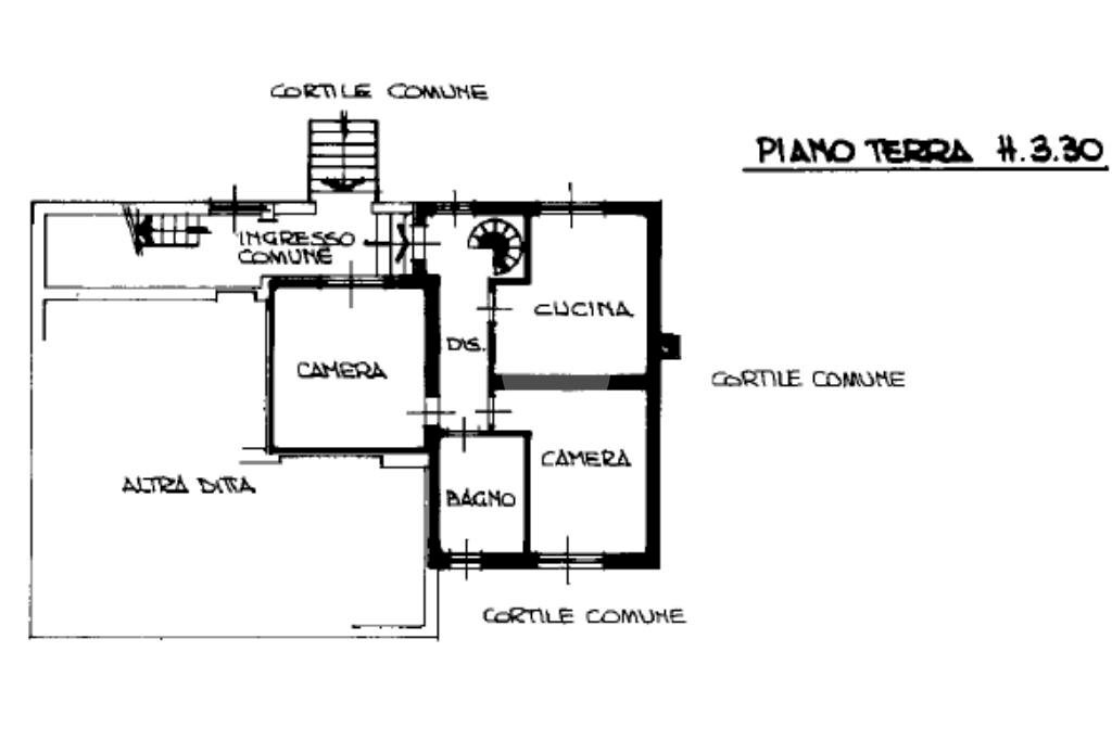 Trilocale Via Sebenico, Rho - planimetria 1