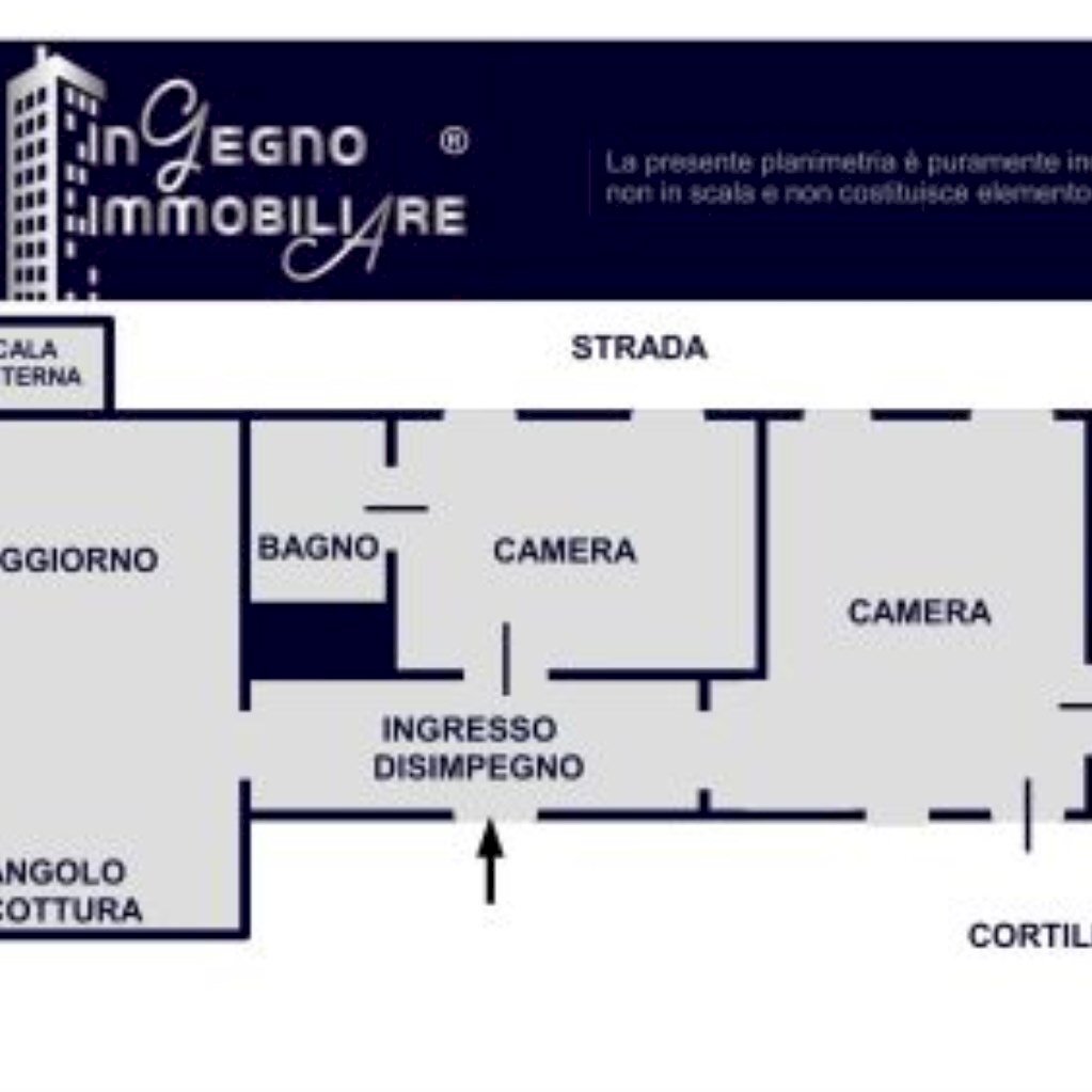 Trilocale Piazza della Consolata, Torino (zona Quadrilatero Romano) - planimetria 1