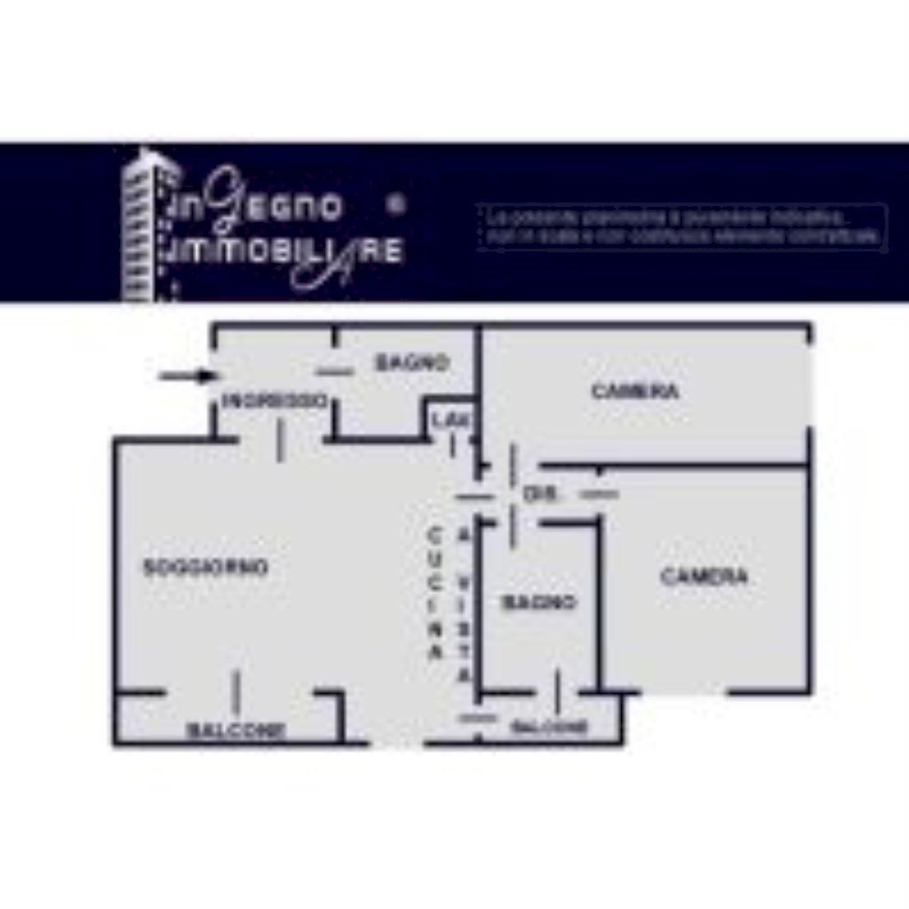 Trilocale Corso Cesare Correnti, Torino (zona Mirafiori Nord) - planimetria 1