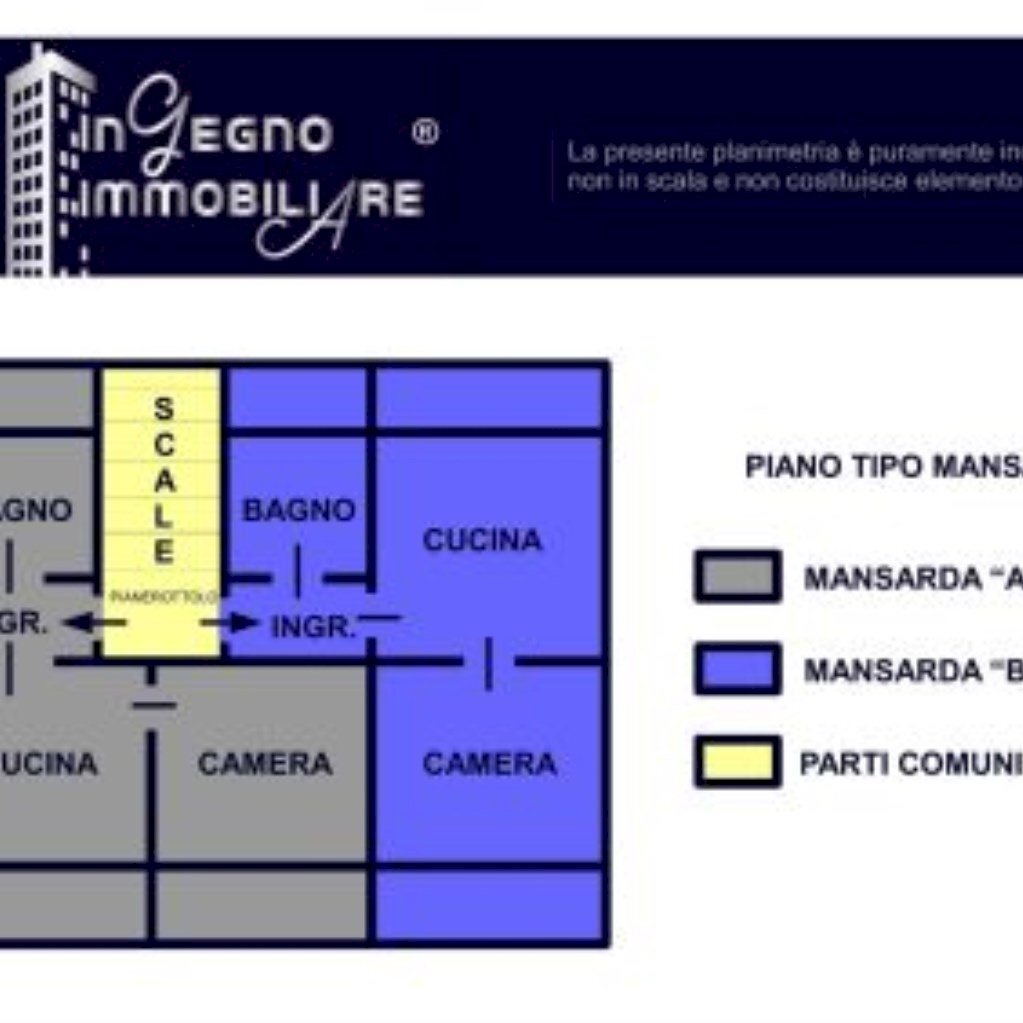 Stabile - Palazzo Piazza Rivoli, Torino (zona Parella) - planimetria 1