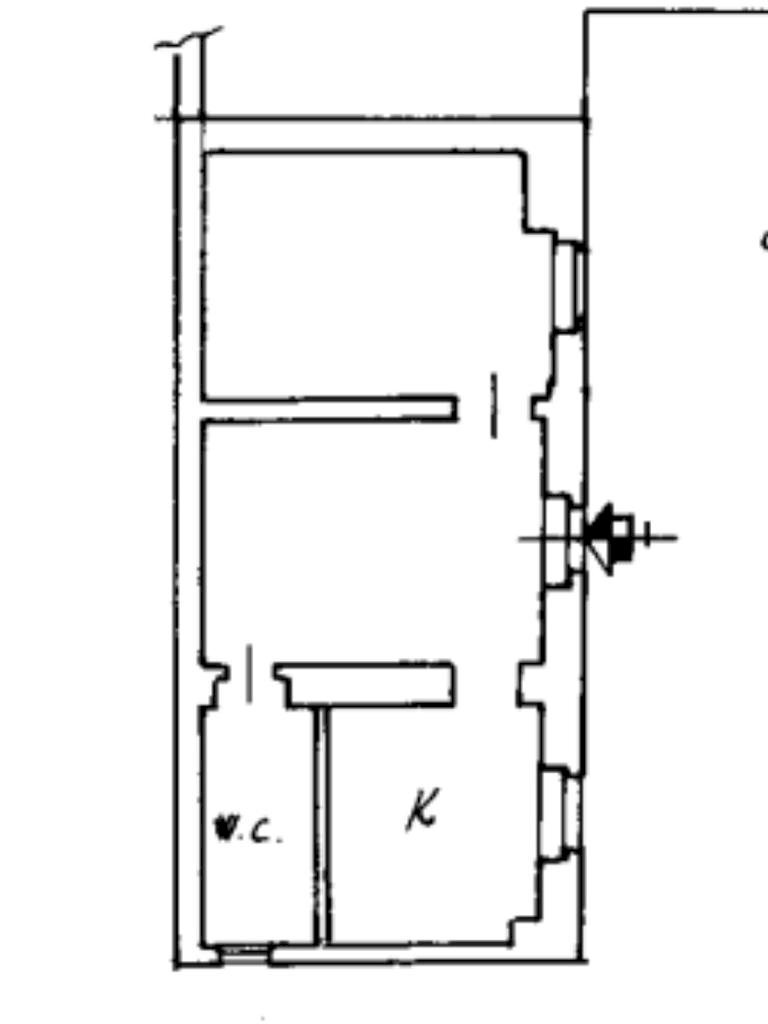 Trilocale Via Cocconato, Torino (zona Madonna del Pilone) - planimetria 1