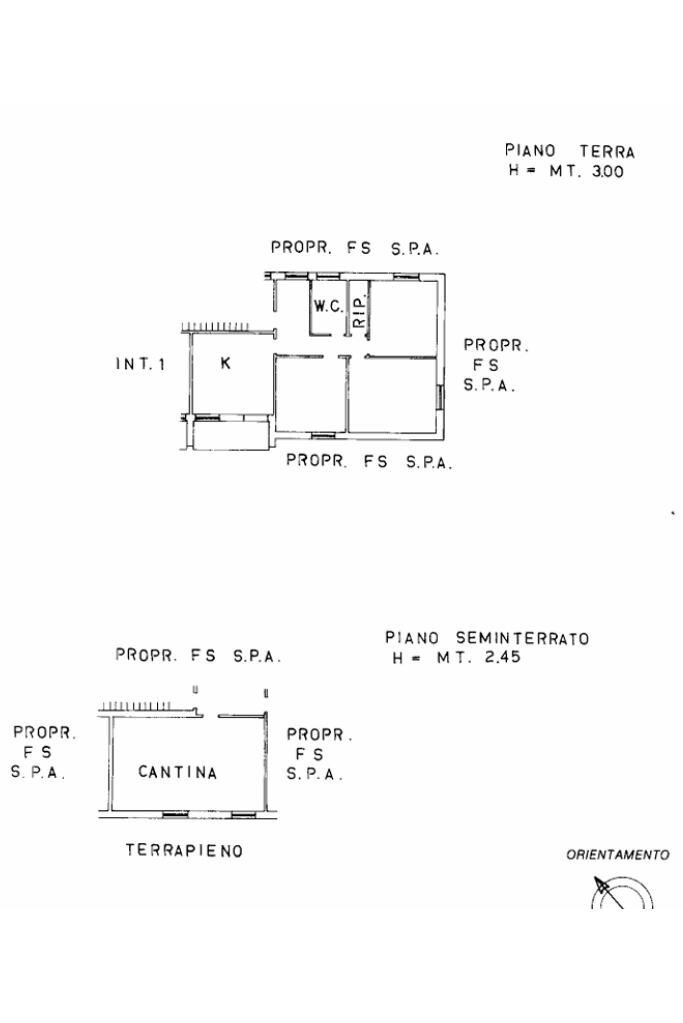 Quadrilocale Via Antica Romana Occidentale, Sestri Levante - planimetria 1