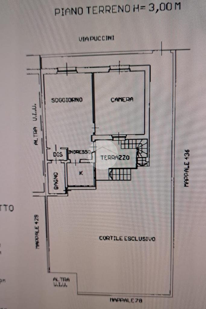 Casa semi indipendente Via puccini, Orbassano - planimetria 1