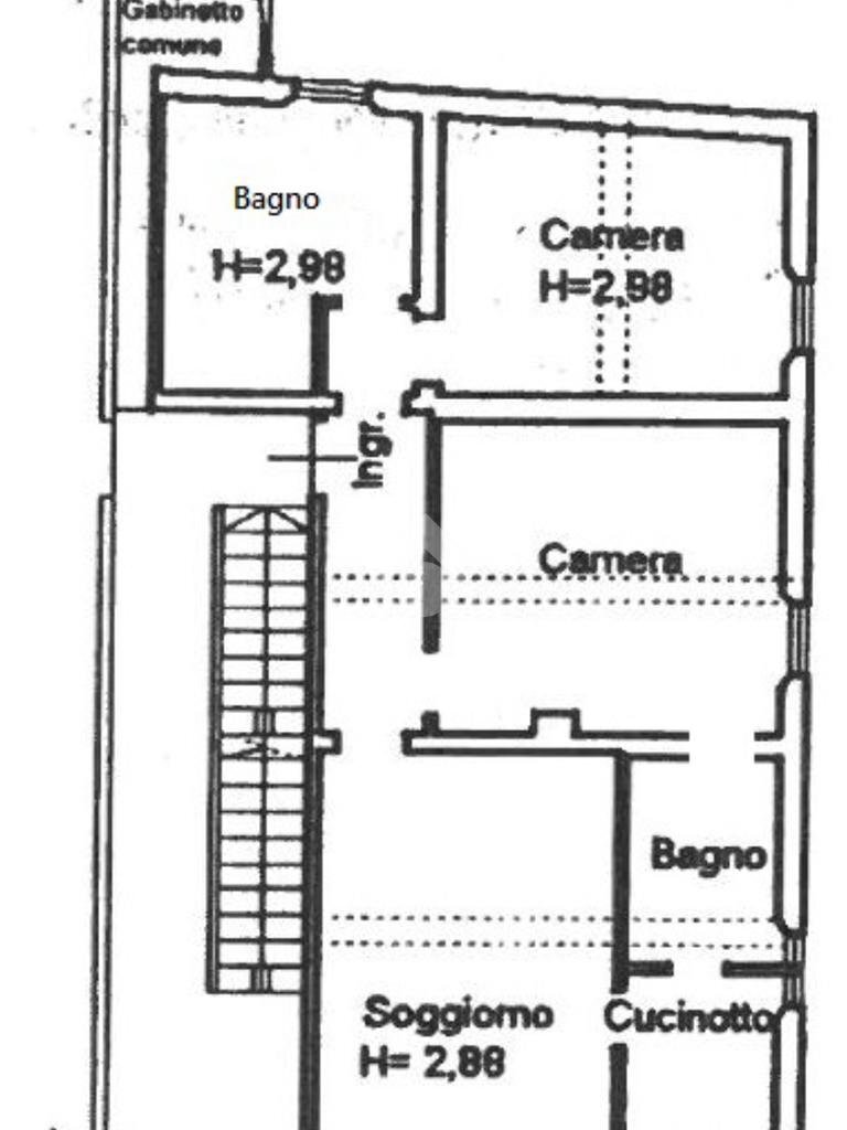 Trilocale Via Olivetta, Sasso Marconi - planimetria 1