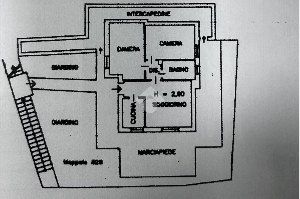 Trilocale Via Paolo Cappa, Finale Ligure - planimetria 1