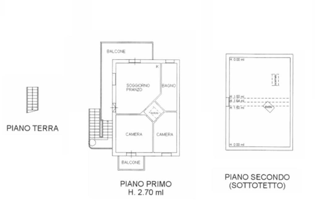 Casa semi indipendente Via monte formica, Gradara - planimetria 1