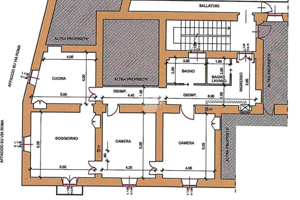 Appartamento Piazza san lorenzo, Giaveno - planimetria 1