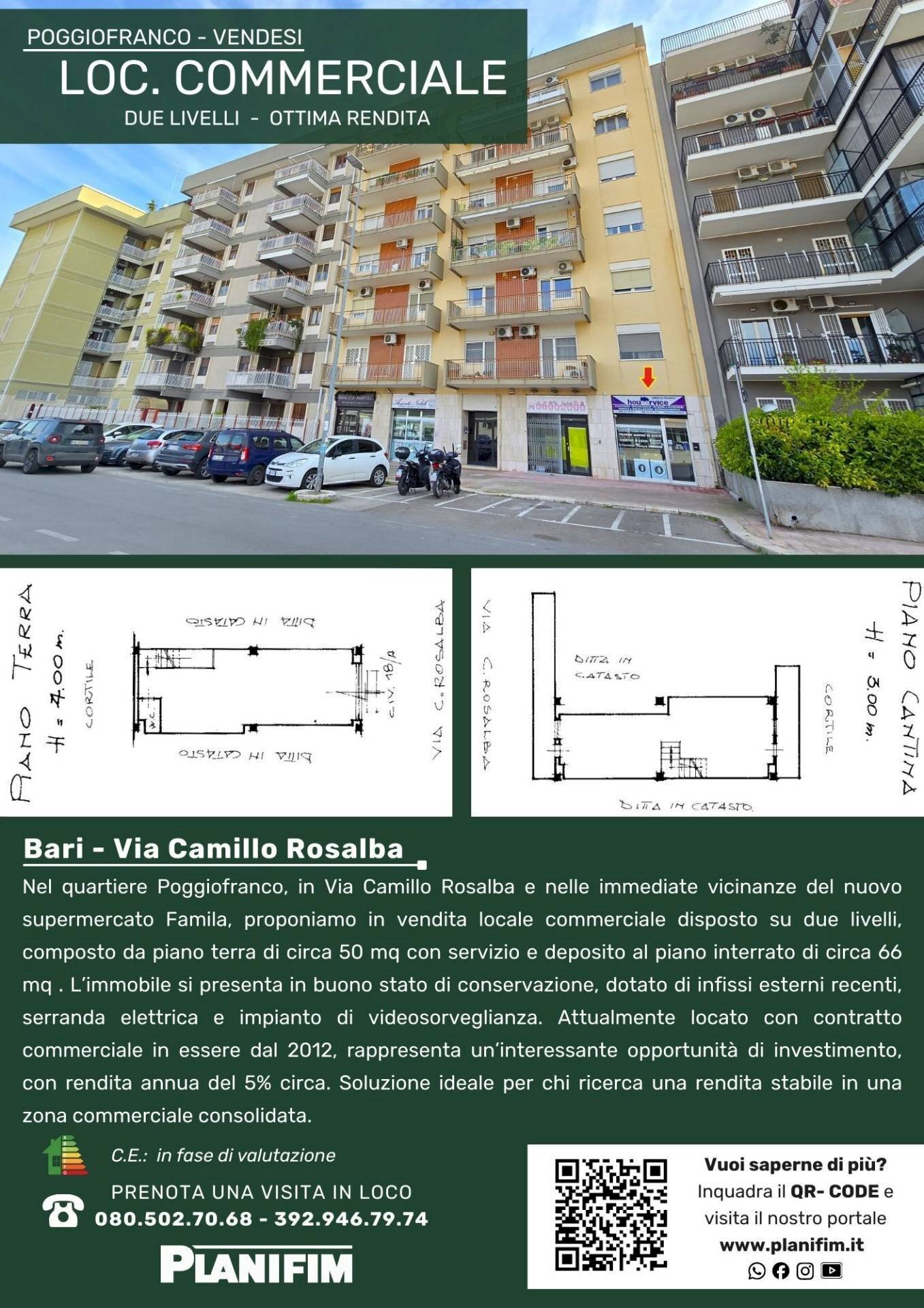 Foto 3 - Commercial Premises Via Camillo Rosalba
 
18/A, Bari - photo 3