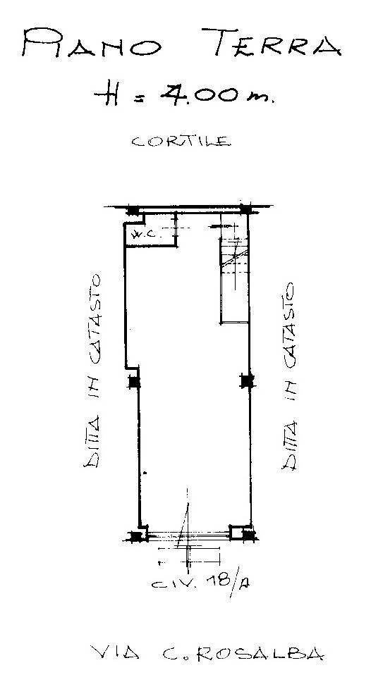 Foto 6 - Commercial Premises Via Camillo Rosalba
 
18/A, Bari - floor plans 1