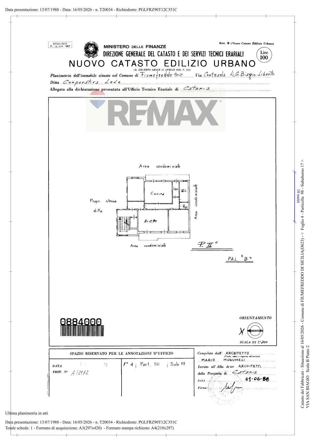 Pianta 2D - Appartamento Via San Biagio
 
snc, Fiumefreddo di Sicilia - planimetria 1