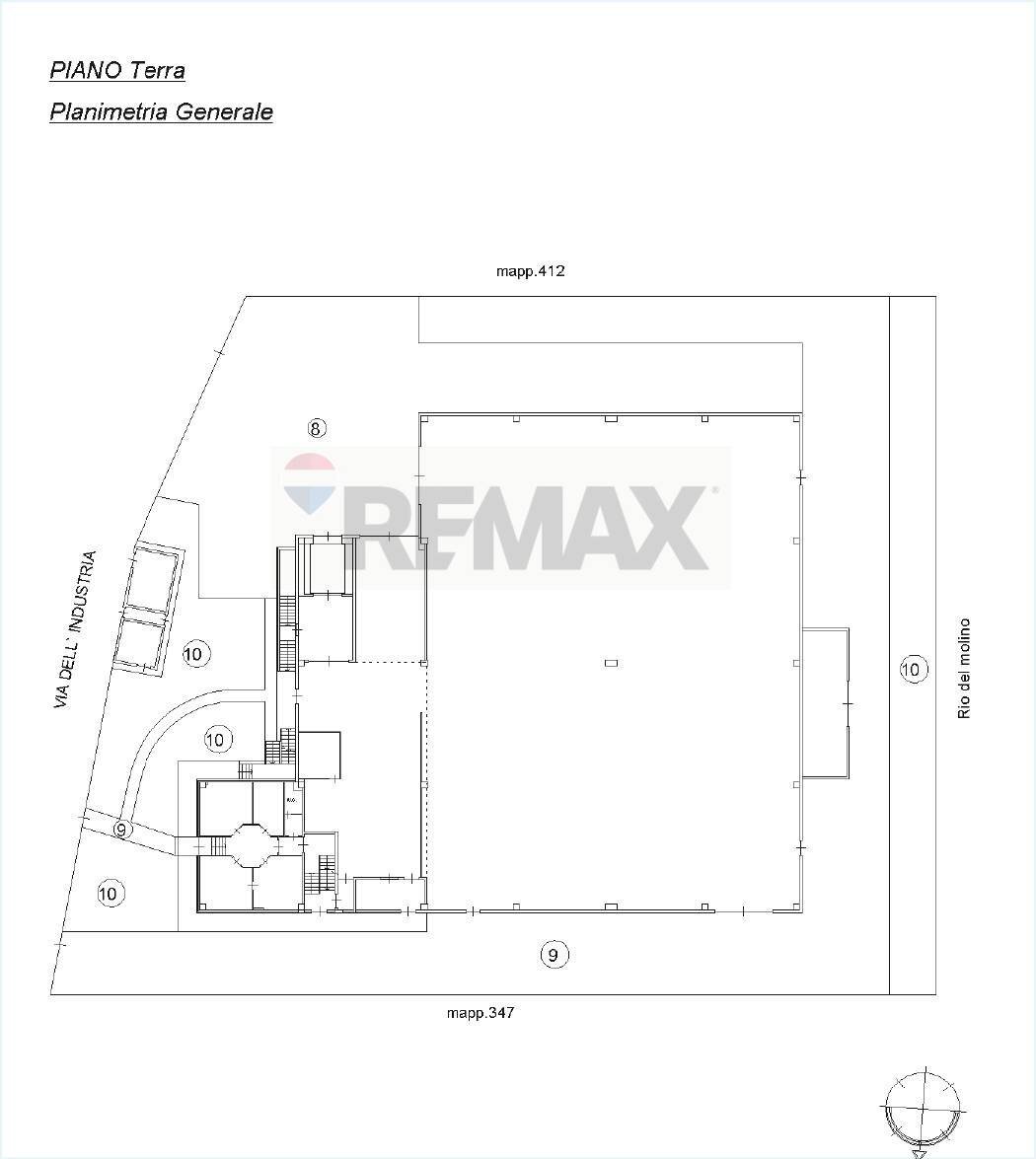 Pianta 2D - Capannone Arignano - planimetria 1