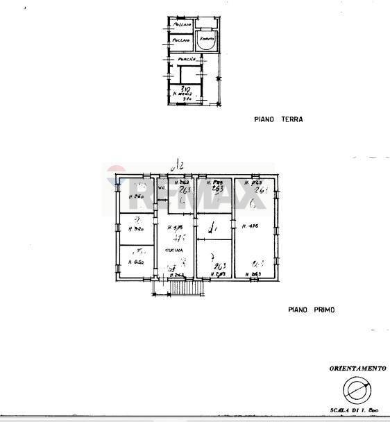 Pianta 2D - Rustico Polverigi - planimetria 1