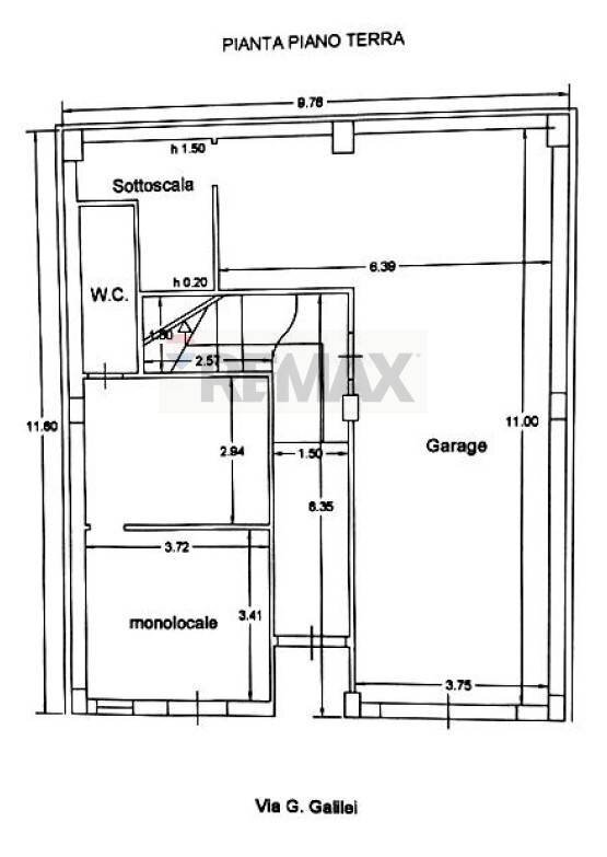 Pianta 2D - Independent house via Galilei
 
61, Pozzallo - floor plans 1
