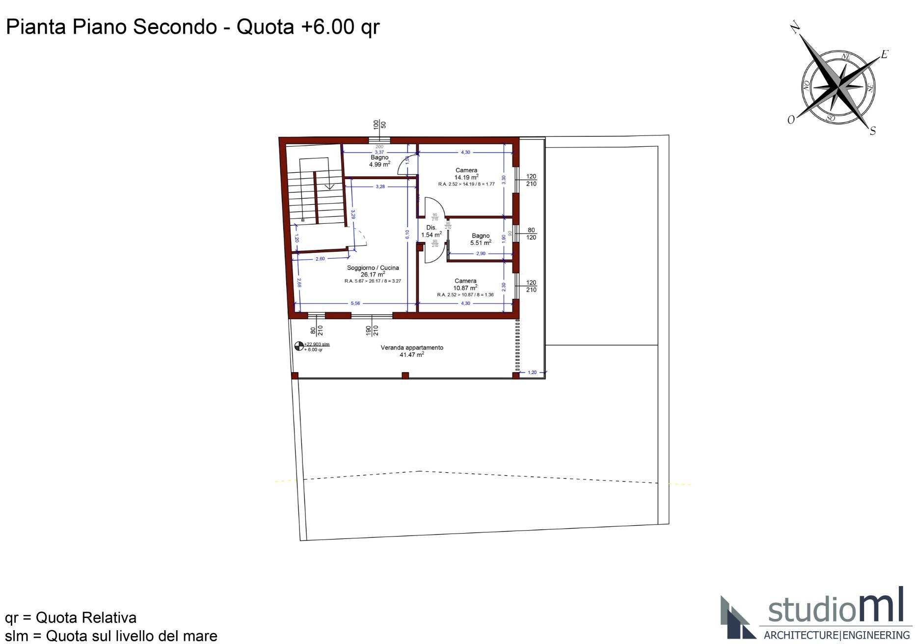 Foto 8 - Three-room apartment Via Grazia Deledda, La Maddalena - floor plans 1