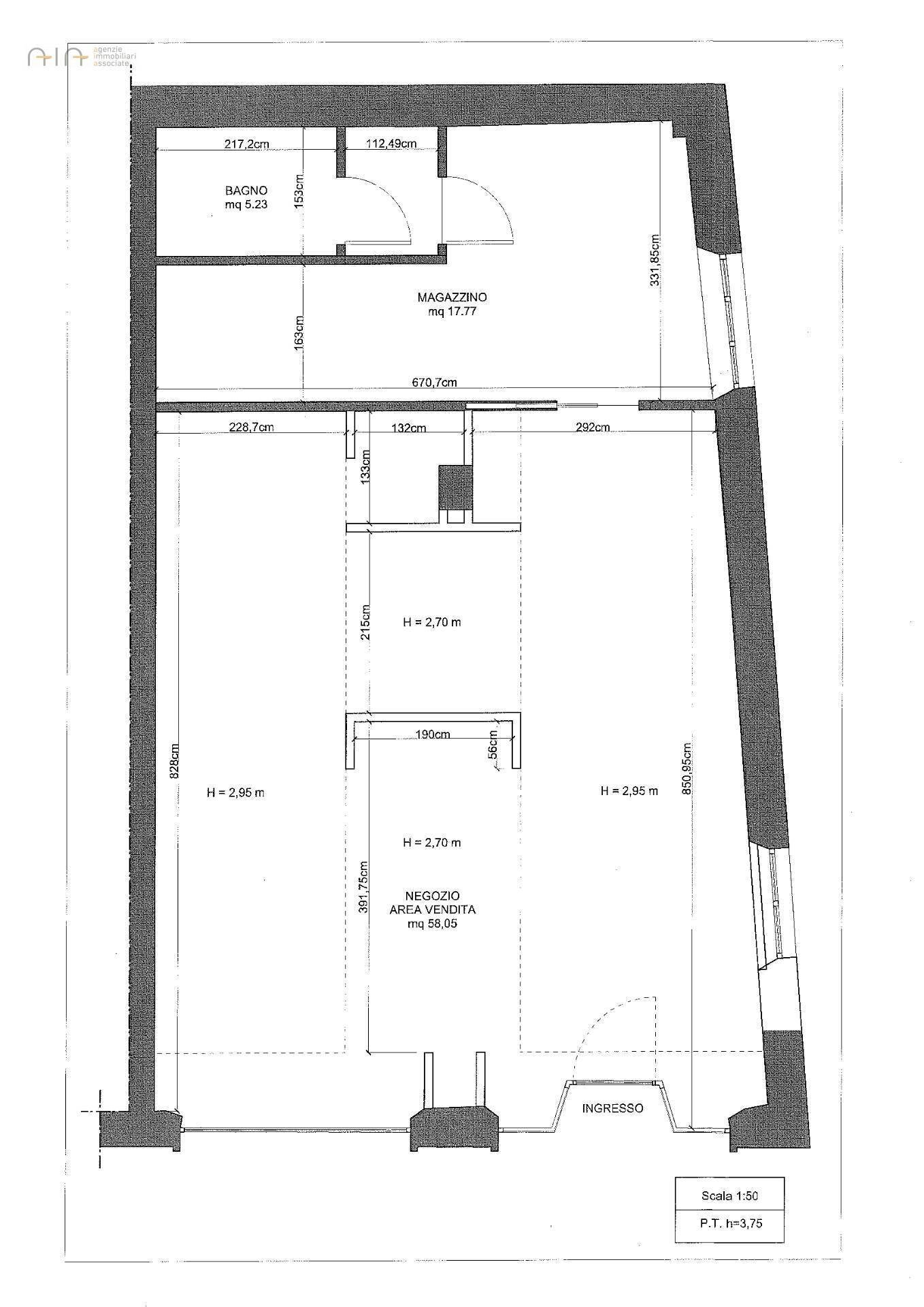 Foto 8 - Commercial Premises Via Ugo Bassi
 
17, San Benedetto del Tronto - floor plans 1