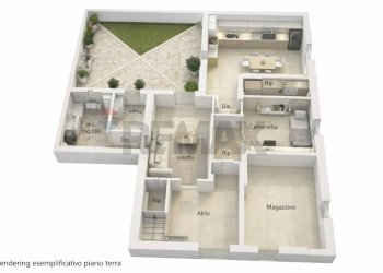 Pianta 3D - Independent house Via Sanseverino
 
17-19, Paceco - photo 5