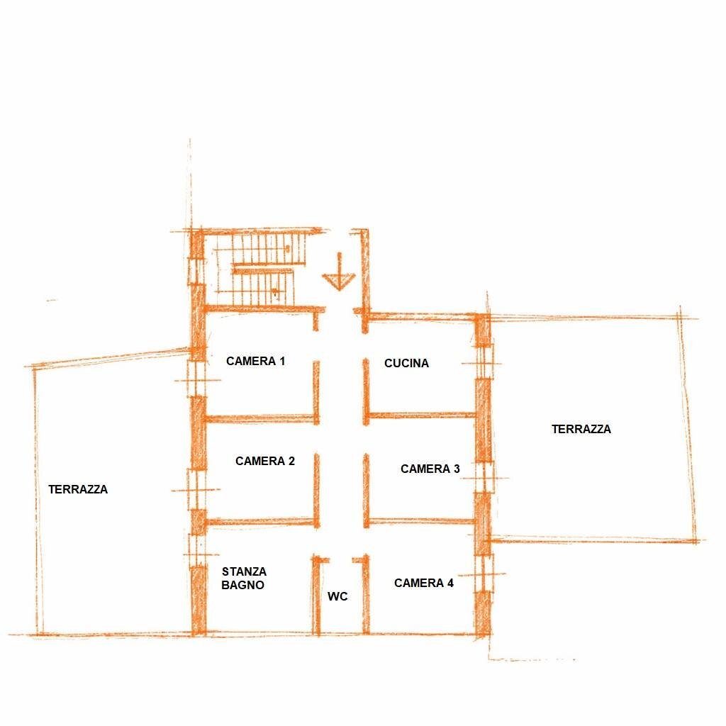 Foto 16 - Appartamento Dego - planimetria 1