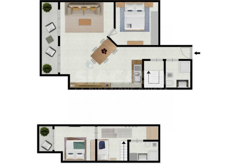 Foto 25 - Trilocale CORSO DEGLI INGLESI
 
470, Sanremo - planimetria 1