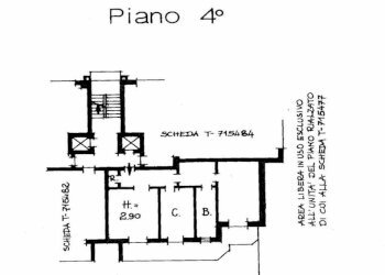Planimetria - Bilocale via Luigi Soderini, 35, Milano (zona Lorenteggio) - foto 23