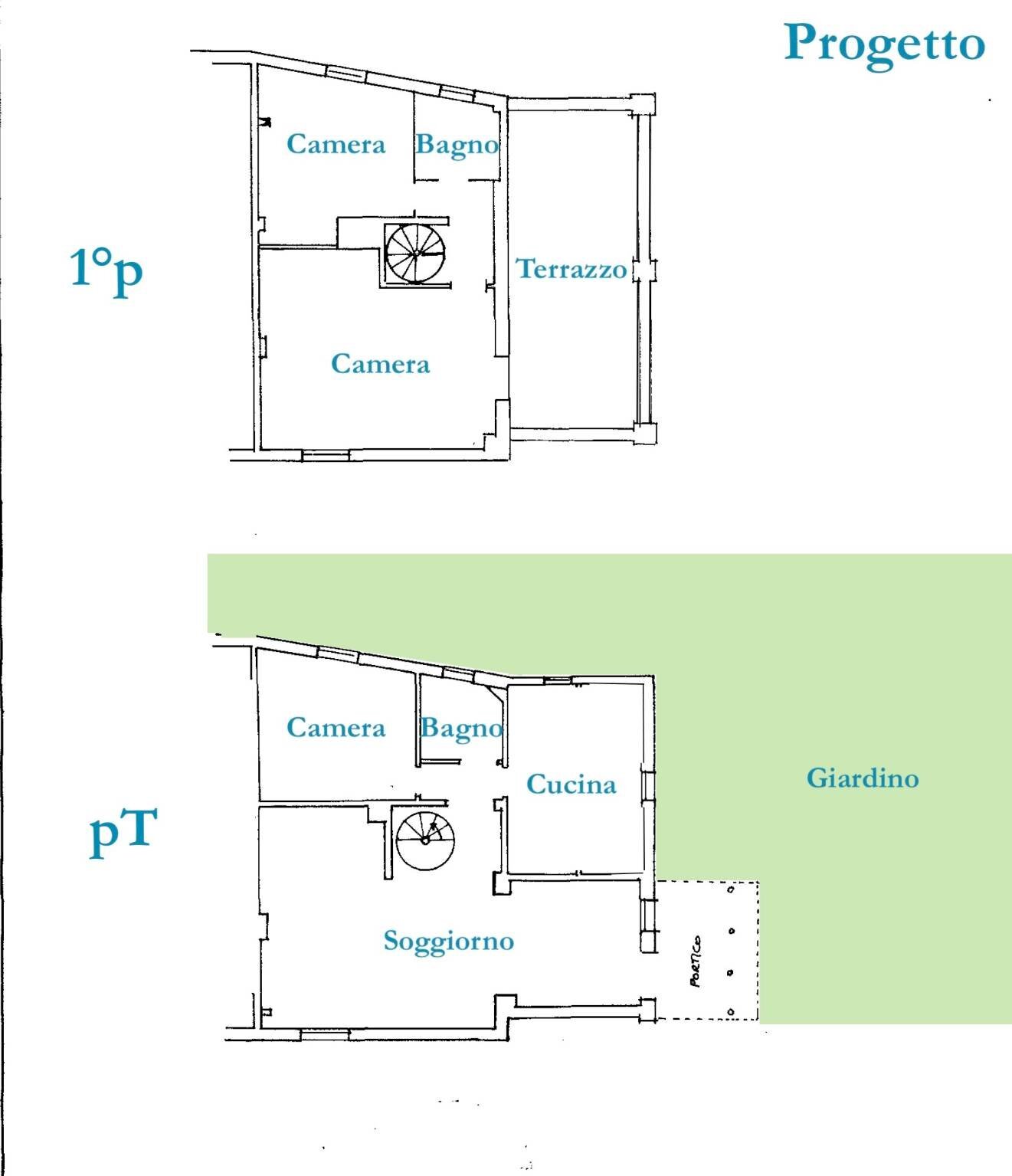 Villa via Bruno Tosarelli, Castenaso - planimetria 1