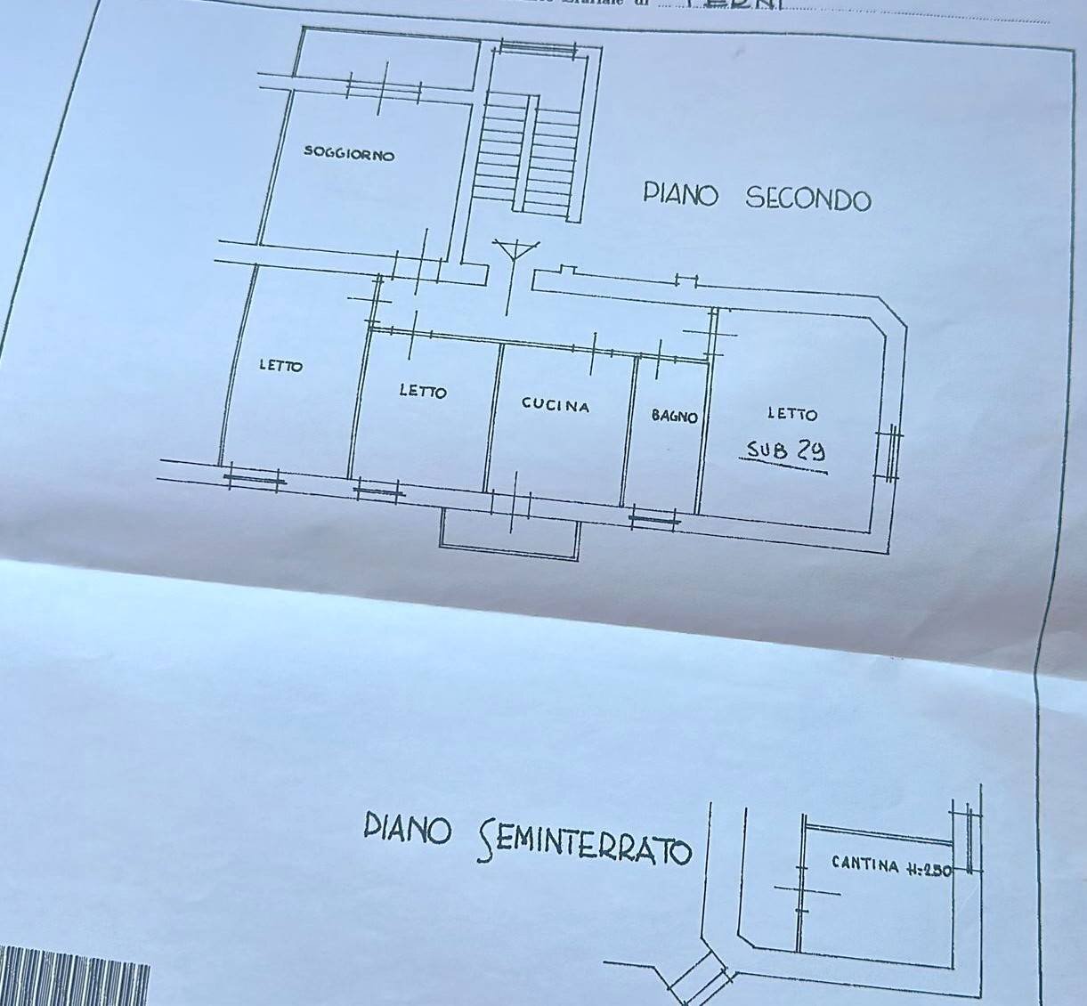 Foto 18 - Quadrilocale via Vico
 
23, Terni - planimetria 1