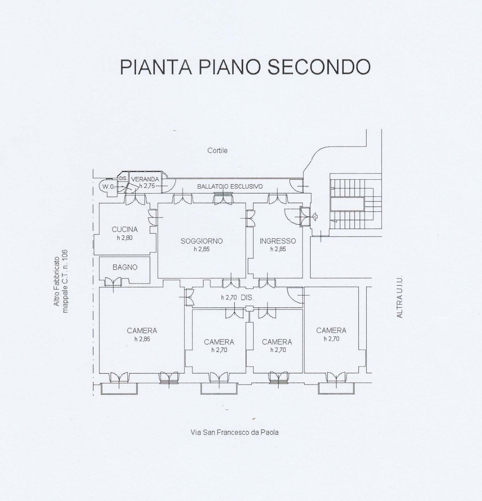 planimetria - Apartment via San Francesco da Paola, 44, Torino (neighborhood Centro) - floor plans 1