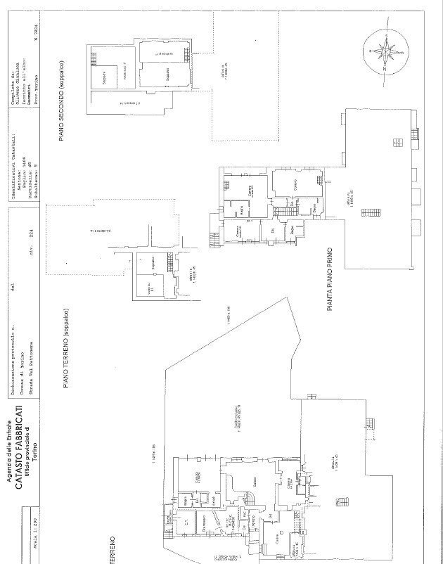 Villa strada Comunale Val Pattonera, 224, Torino (zona Borgo Po) - planimetria 1