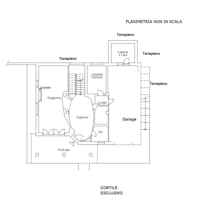 Villa via Cassinasco, 64-68, Canelli - planimetria 1