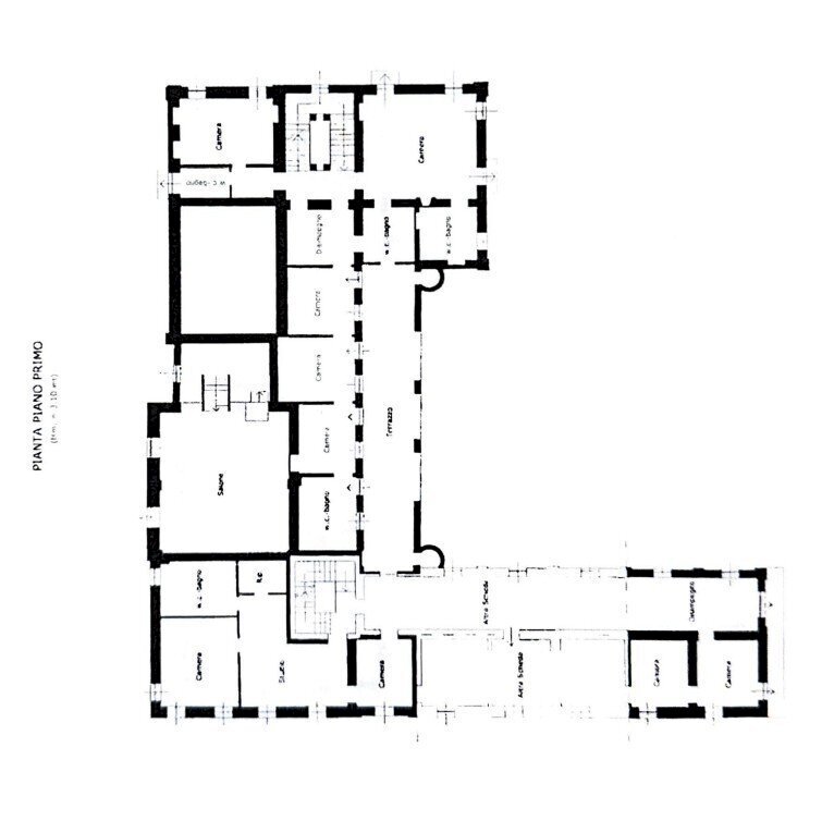 Villa Frazione Lavezzole, 43, San Damiano d'Asti - planimetria 1