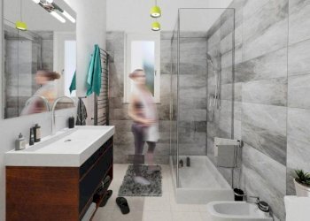 Bagno - Attic via Cagliari, 35, Torino (neighborhood Aurora) - photo 7