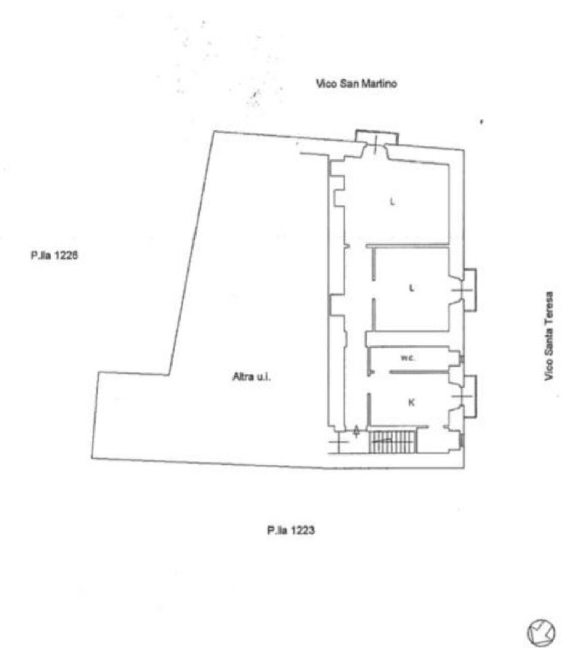 Trilocale via Santa Teresa, 9, Foggia - planimetria 1