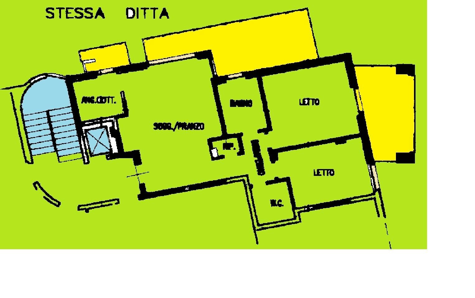 Trilocale viale Primo Vere, 148, Pescara - planimetria 1