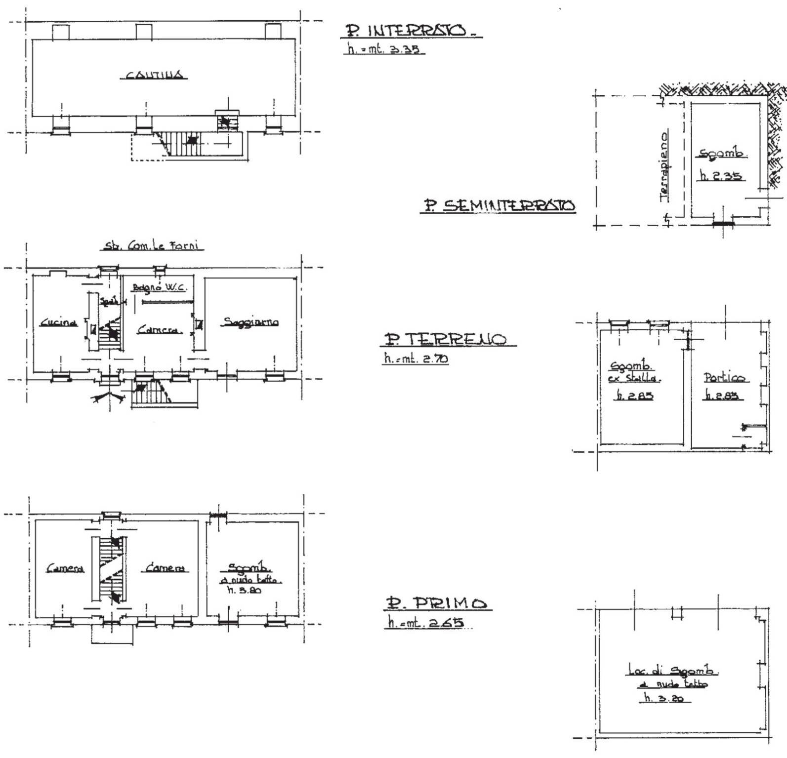 Appartamento via Collina Forni, 38, Montaldo Scarampi - planimetria 1