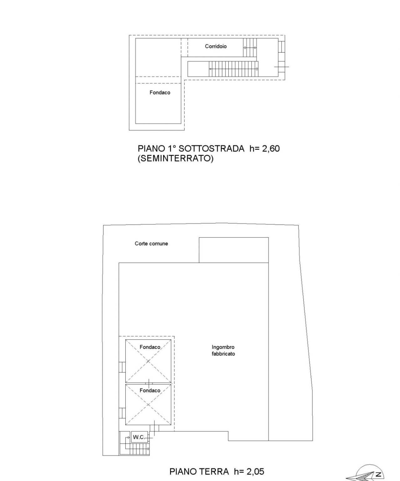 Casa indipendente via San Pietro, 21, Sant'Omero - planimetria 1