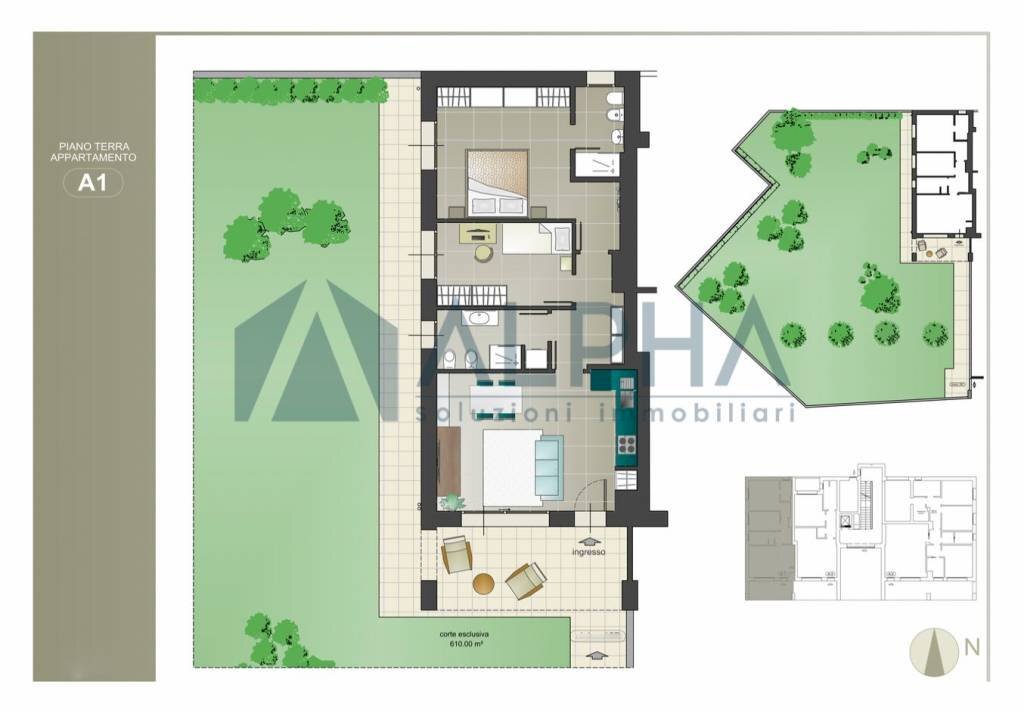 Planimetria - Trilocale via Faenza, Cesena - foto 3