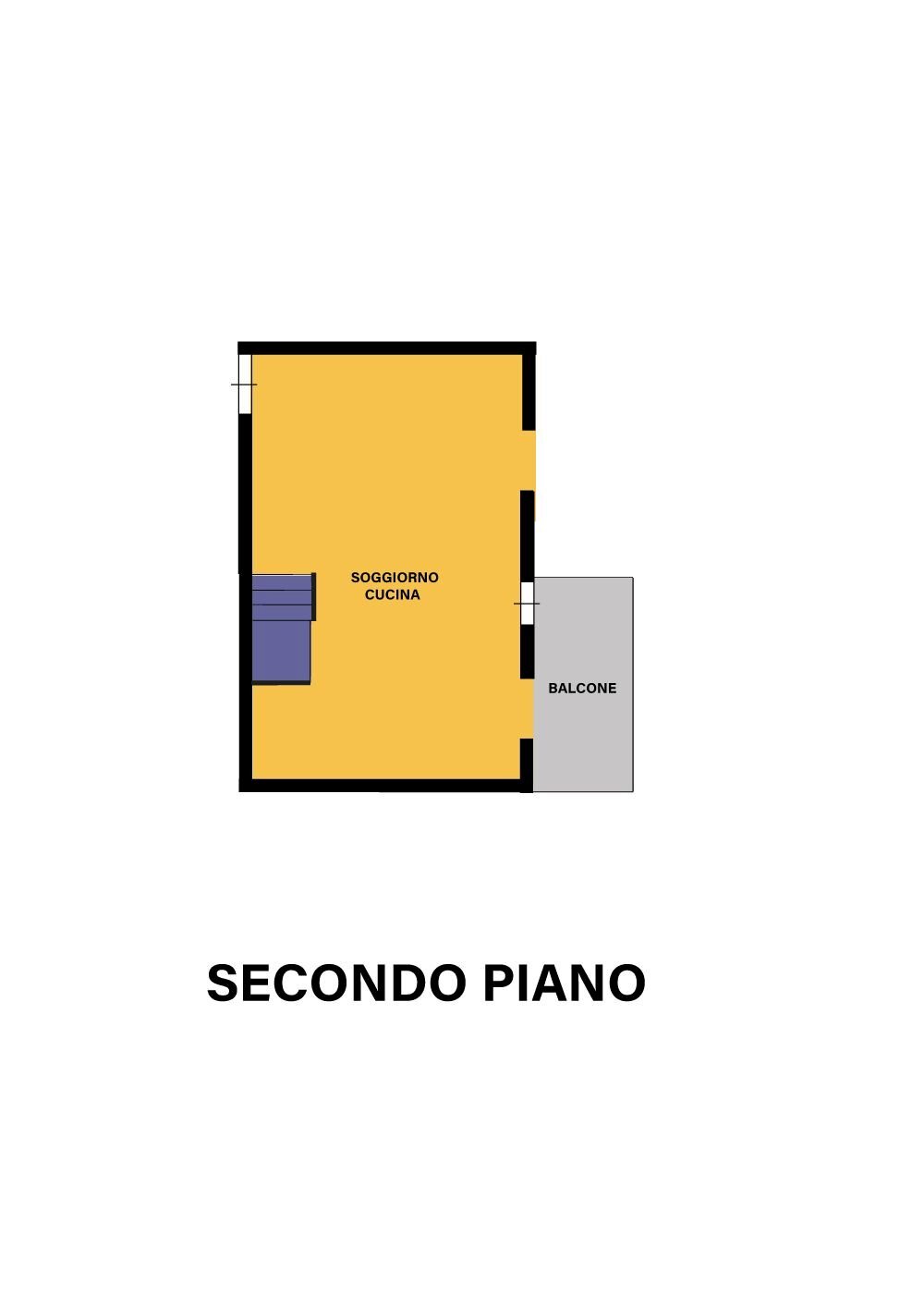 Three-room apartment via del Lavoro, Gatteo - floor plans 1